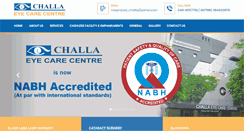 Desktop Screenshot of challaeyecare.com